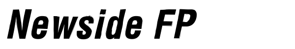 Newside FP font preview